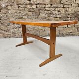 Table basse bois vintage 1970"