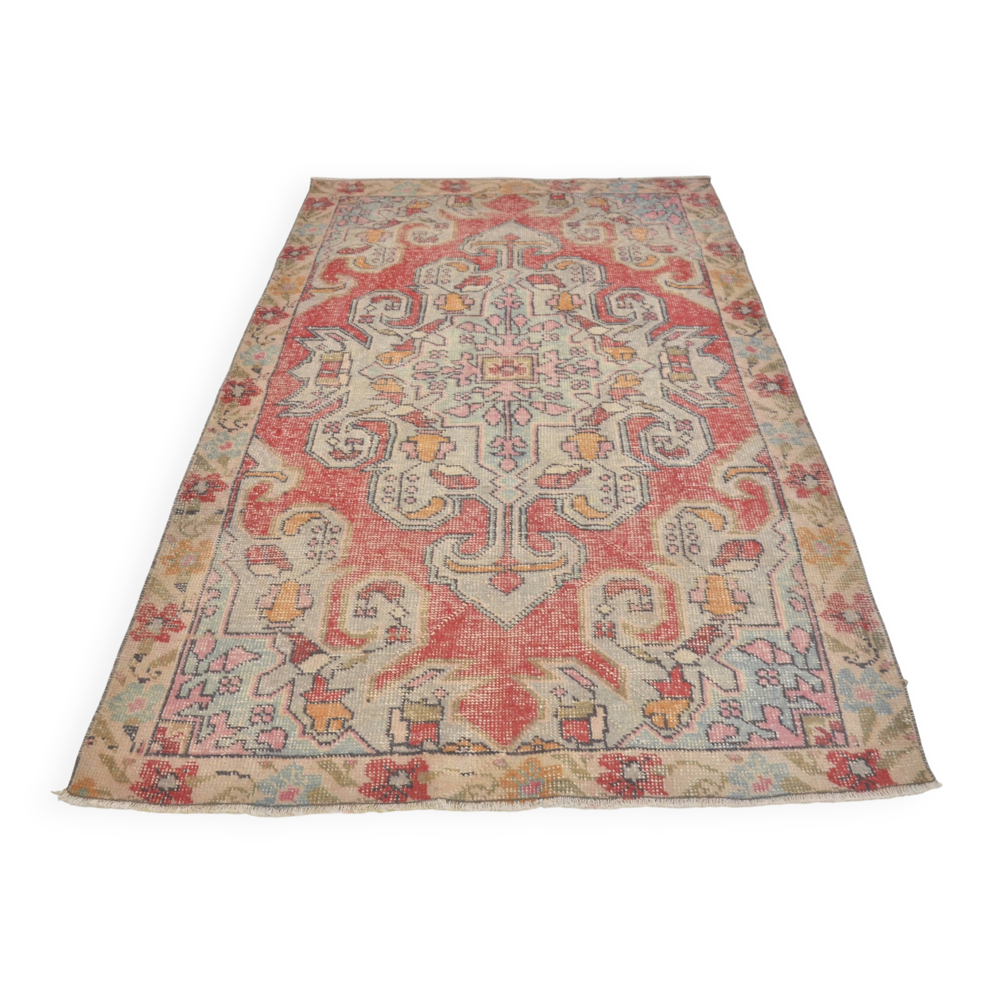 Bohemian Anatolian Turkish Wool Carpet sku 772