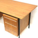 Large vintage teak wood desk/executive desk from the 1960s