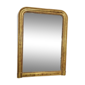 Miroir 142x102 Louis Philippe dorure feuille d'or