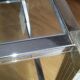 Coffee table beveled glass Pierre Vandel 70s