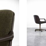 Vintage Mid-Century German Modern Office Chairs by Pollock for Comforto