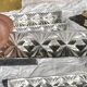 Set of 10 Vintage Cut Crystal Knife Rests // Tableware