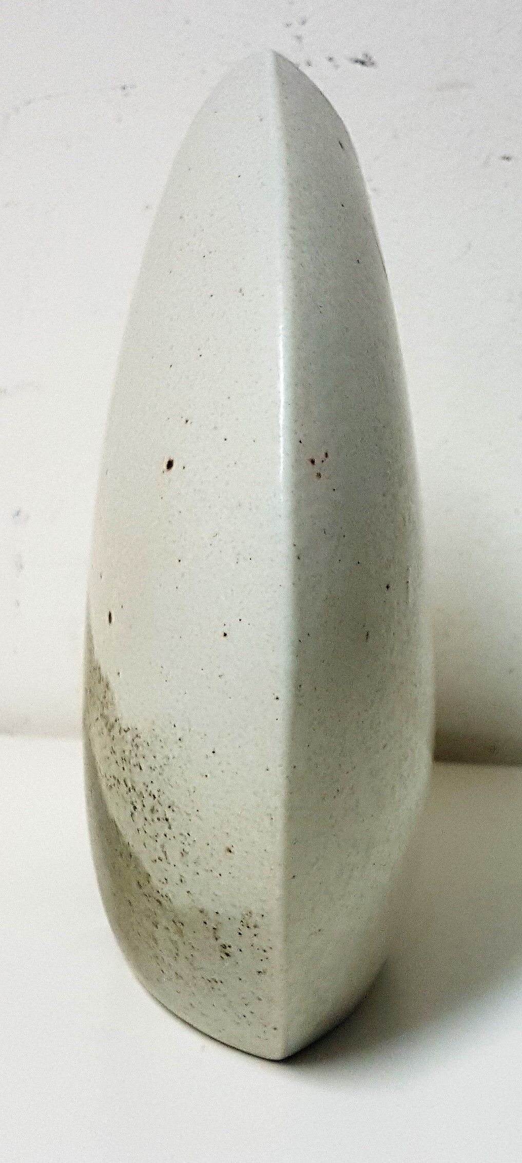 Virebent porcelain art deco vase with a misty landscape