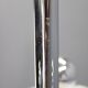 Art Deco chrome and sandblasted glass chandelier, Czechoslovakia, 1940s