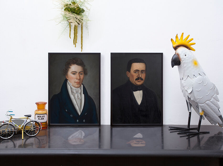 Tirage portrait homme au pastel 1818 - 18 x 24 cm