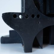 Abstract Italian wooden sculpture