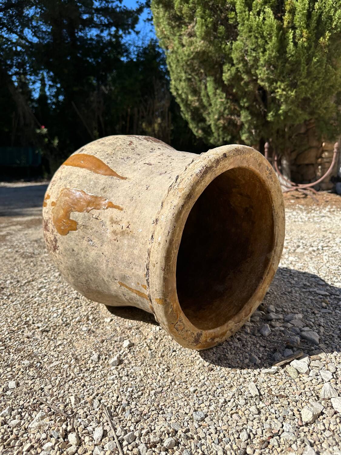 Terracotta pottery jar