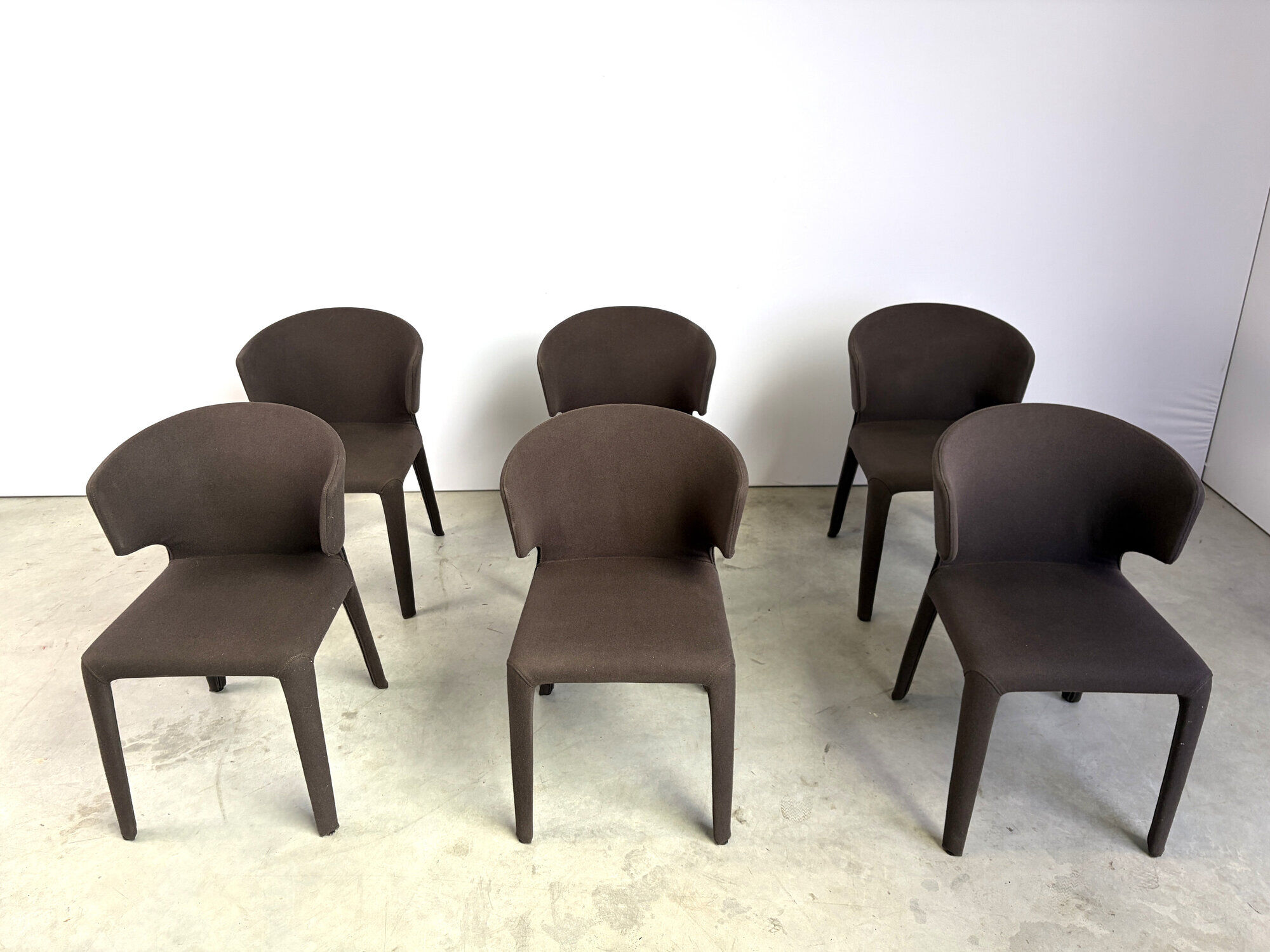 Hola 367 chairs by Hannes Wettstein for Cassina, 2006, set of 6