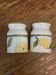 Duo salière et poivrière vintage Lbp en céramique– Motif Citrons – neuf