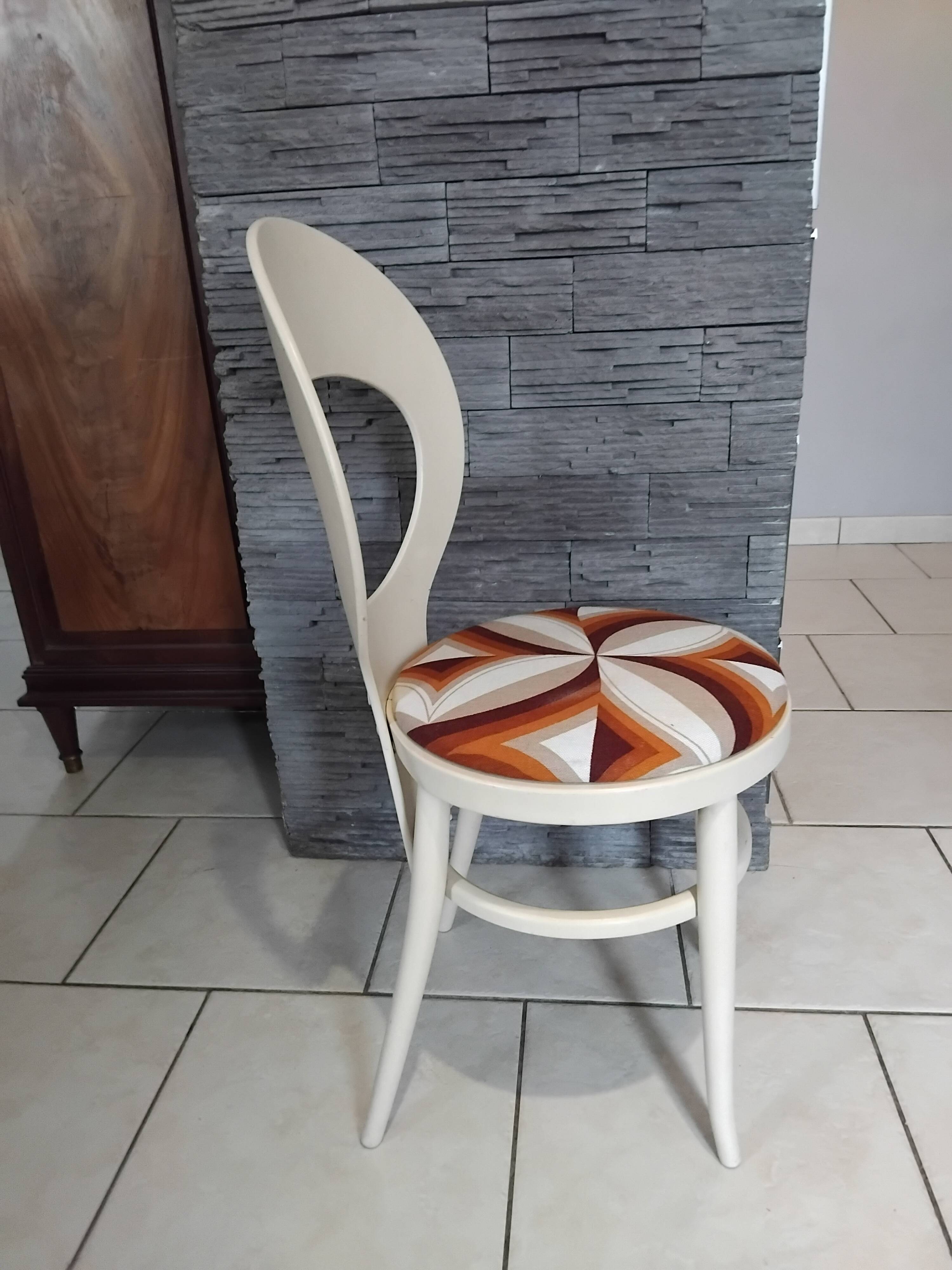 Chaise baumann model mouette année 70 vintage