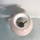 Old brass and opaline lamp