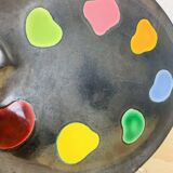 Flat palette of painter Elchinger 60s