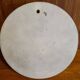 Antique earthenware holy water font from Desvres, 1950s