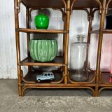 Rattan bookcase