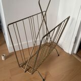 Golden magazine holder