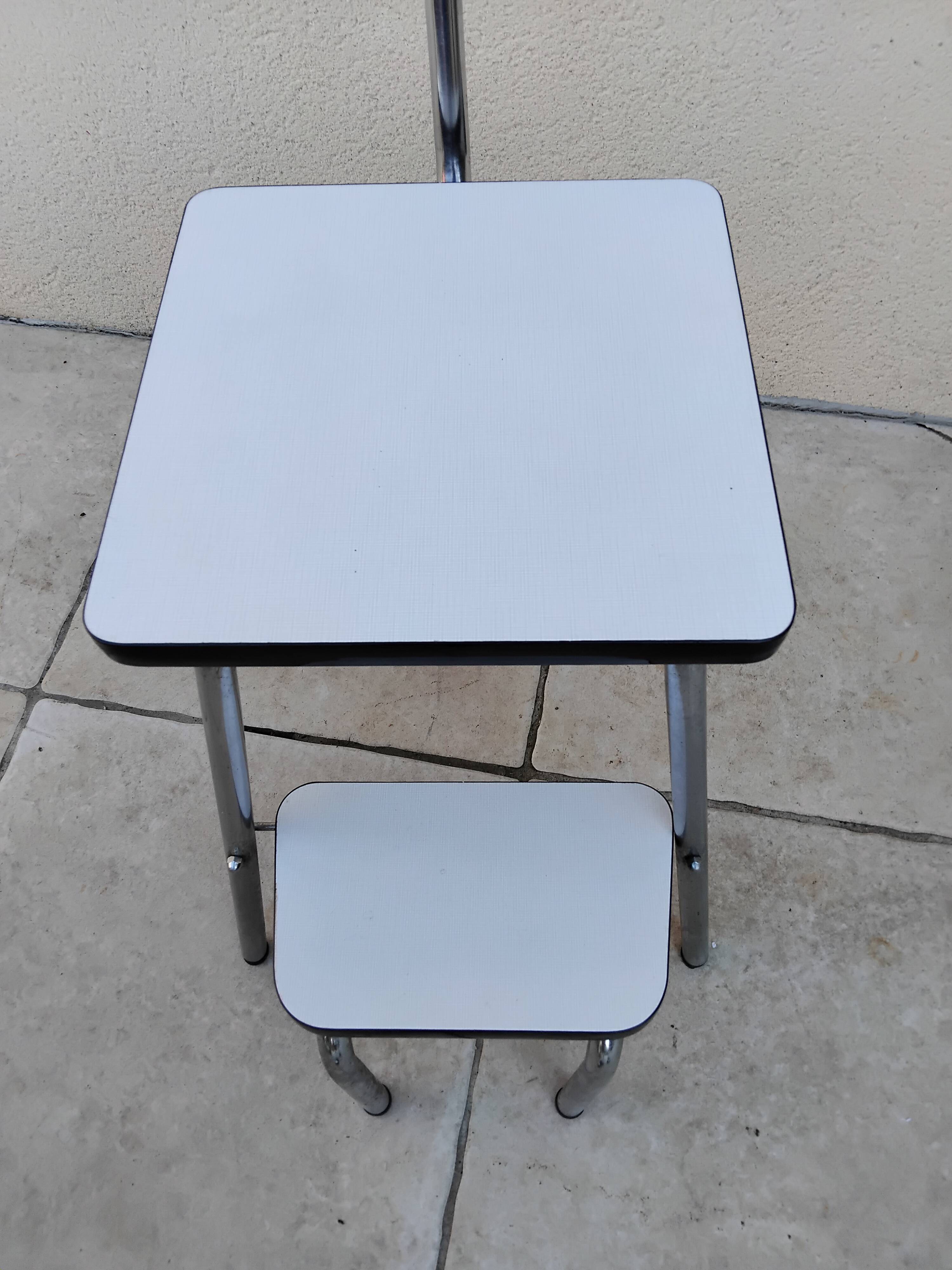 Rare VOLO Formica Folding Chair Vintage Stepladder