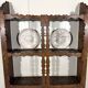 Antique rustic wall unit plate cabinet 1900