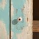 Antique sky blue chest of drawers (c.1920) #20