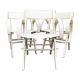 Set 3 garden armchairs 60