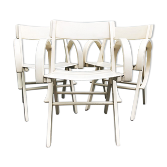 Ensemble 3 fauteuils de jardin 60