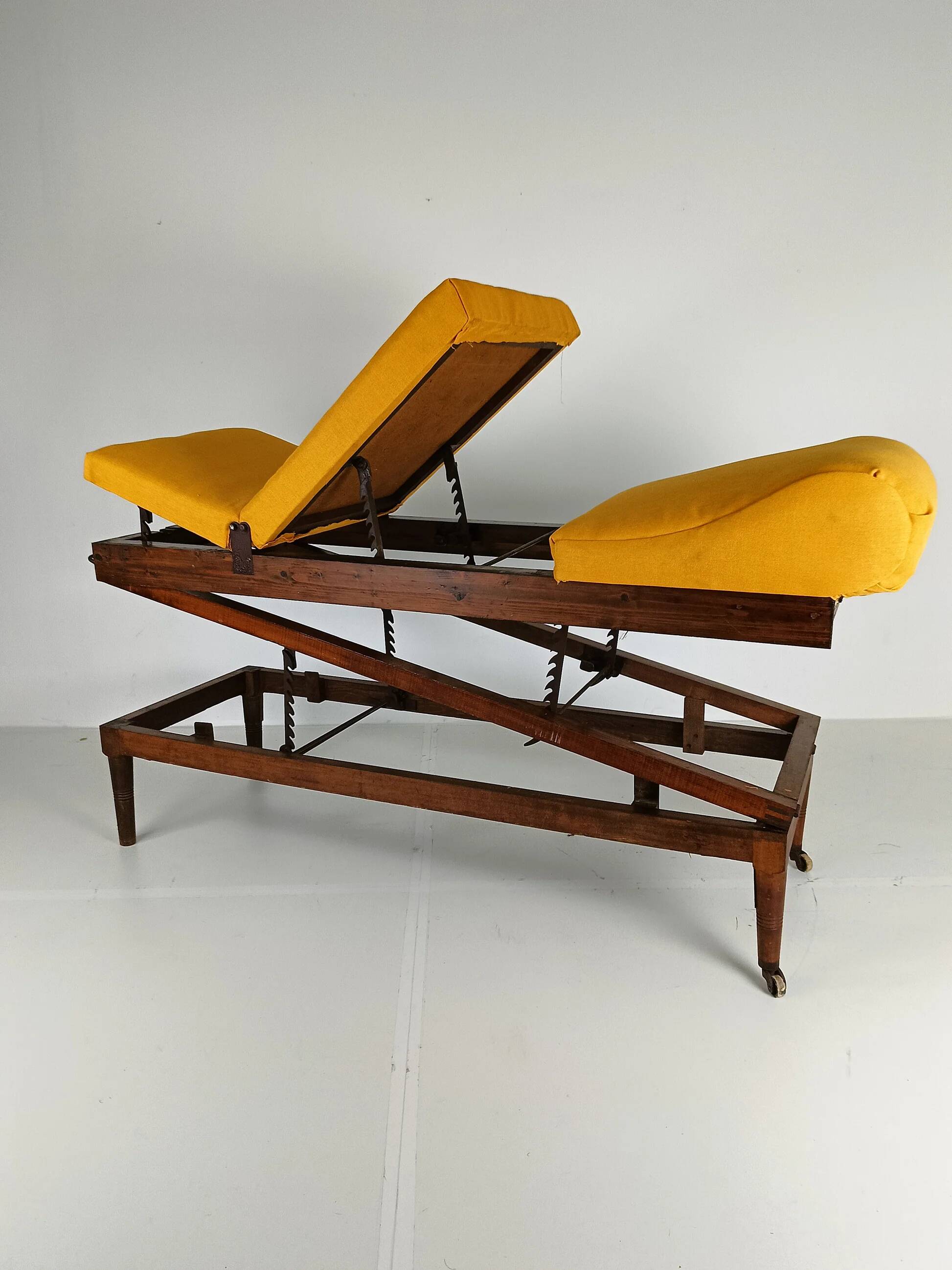 Antique English military hospital bed