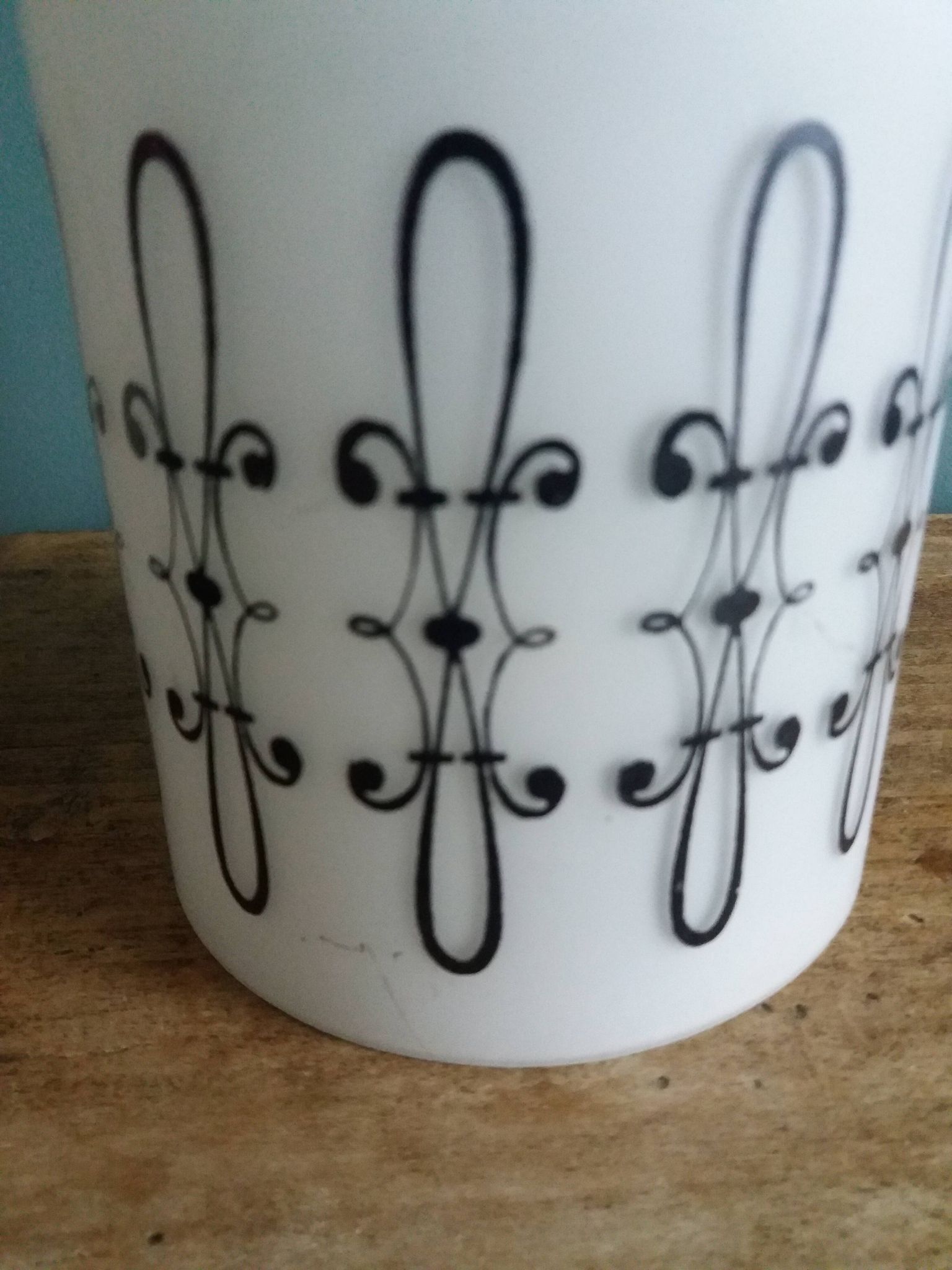 Suspension lampe abat jour verre motif arabesque