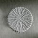 Rattan woven stool, champagne button shape