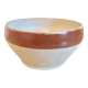 Flat bowl bowl in old Digoin stoneware