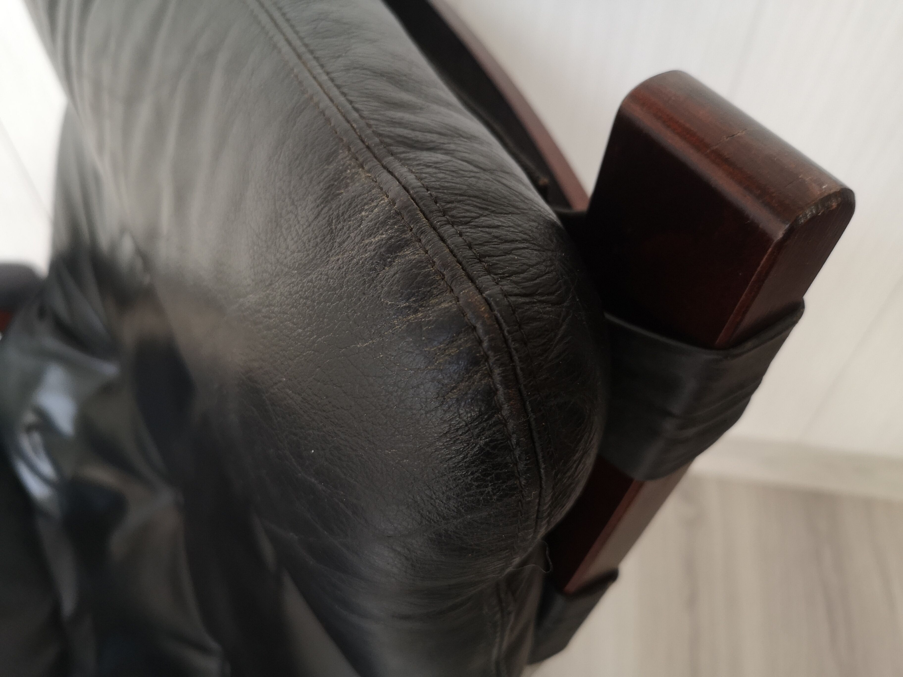 Vintage Model Kengu Lounge Chair and Footstool Set by Elsa & Nordahl Solheim for Rybo Rykken & Co