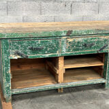 Old industrial workbench