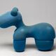 Blue Pony chair by Eero Aarnio, mid-century modern.