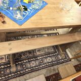 Vintage solid oak farmhouse table