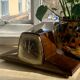 Art Deco Style Mantel Clock Schwebeanker,  Germany 1960s