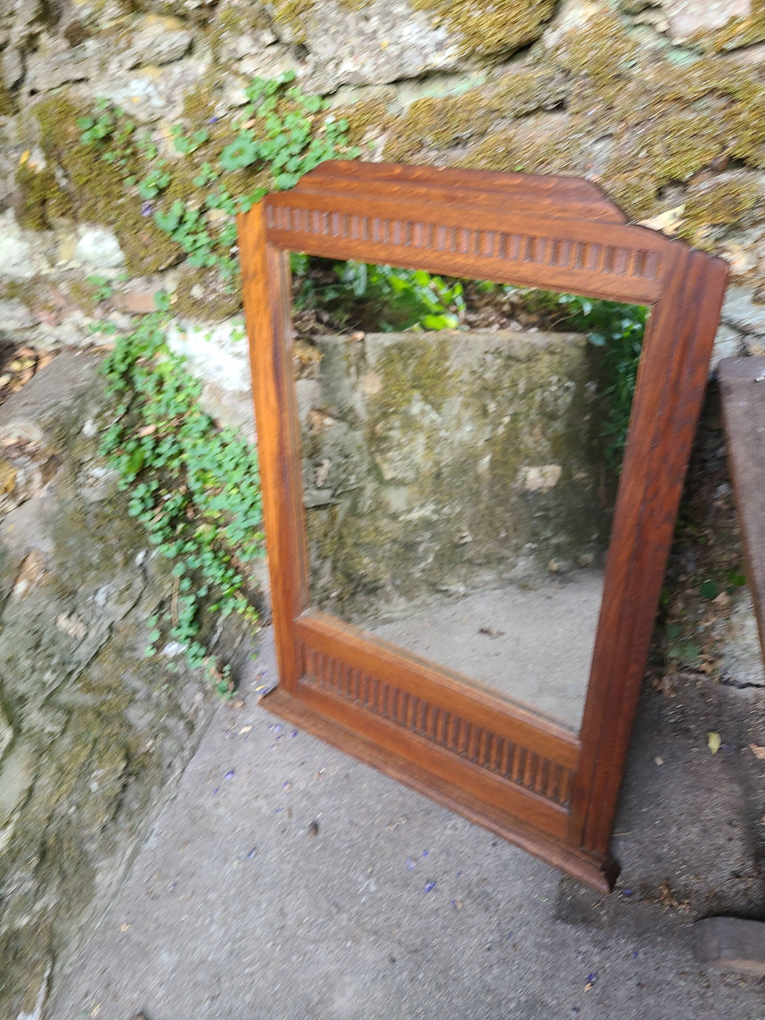 Art deco mirror trumeau old 1930