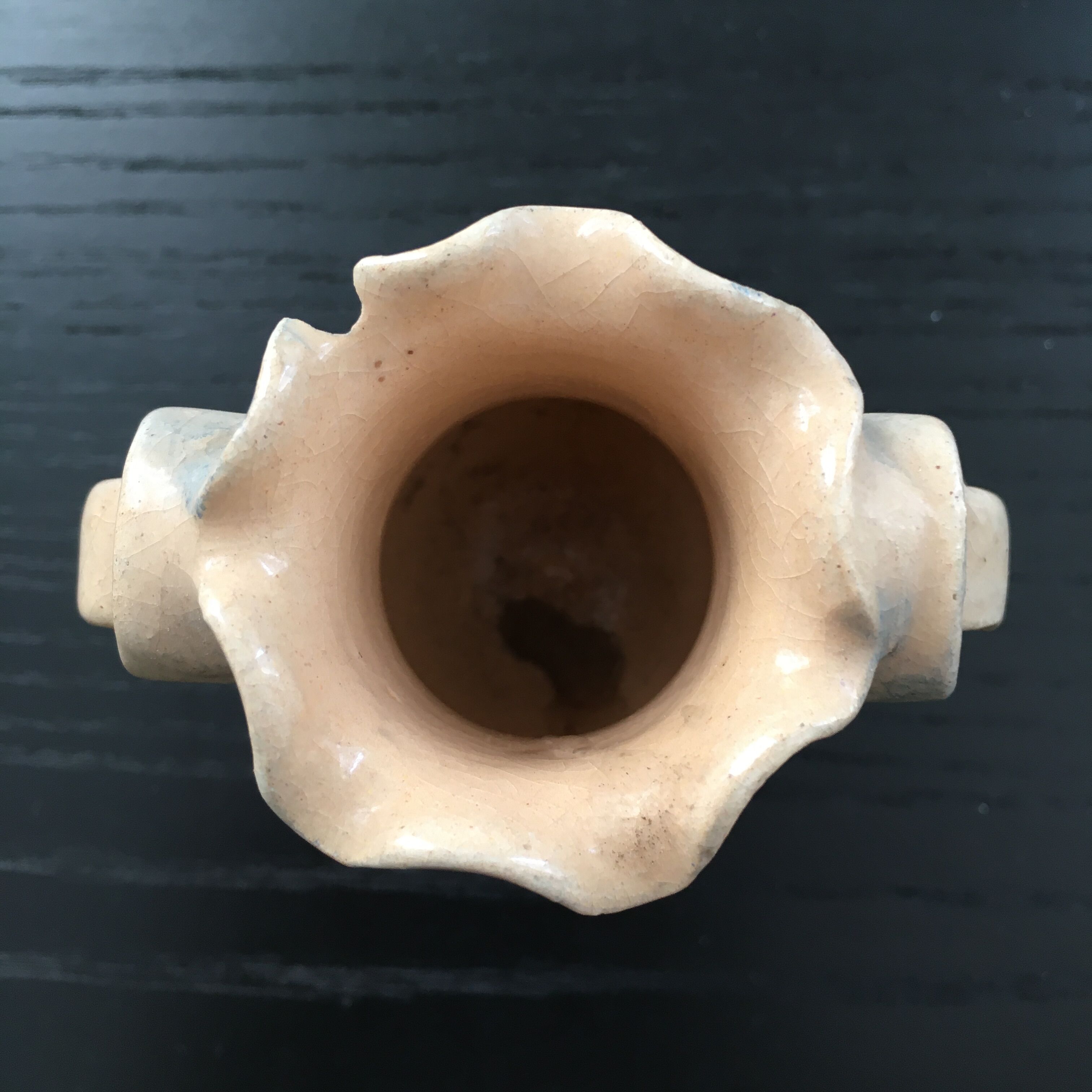 Vase miniature décor arbres