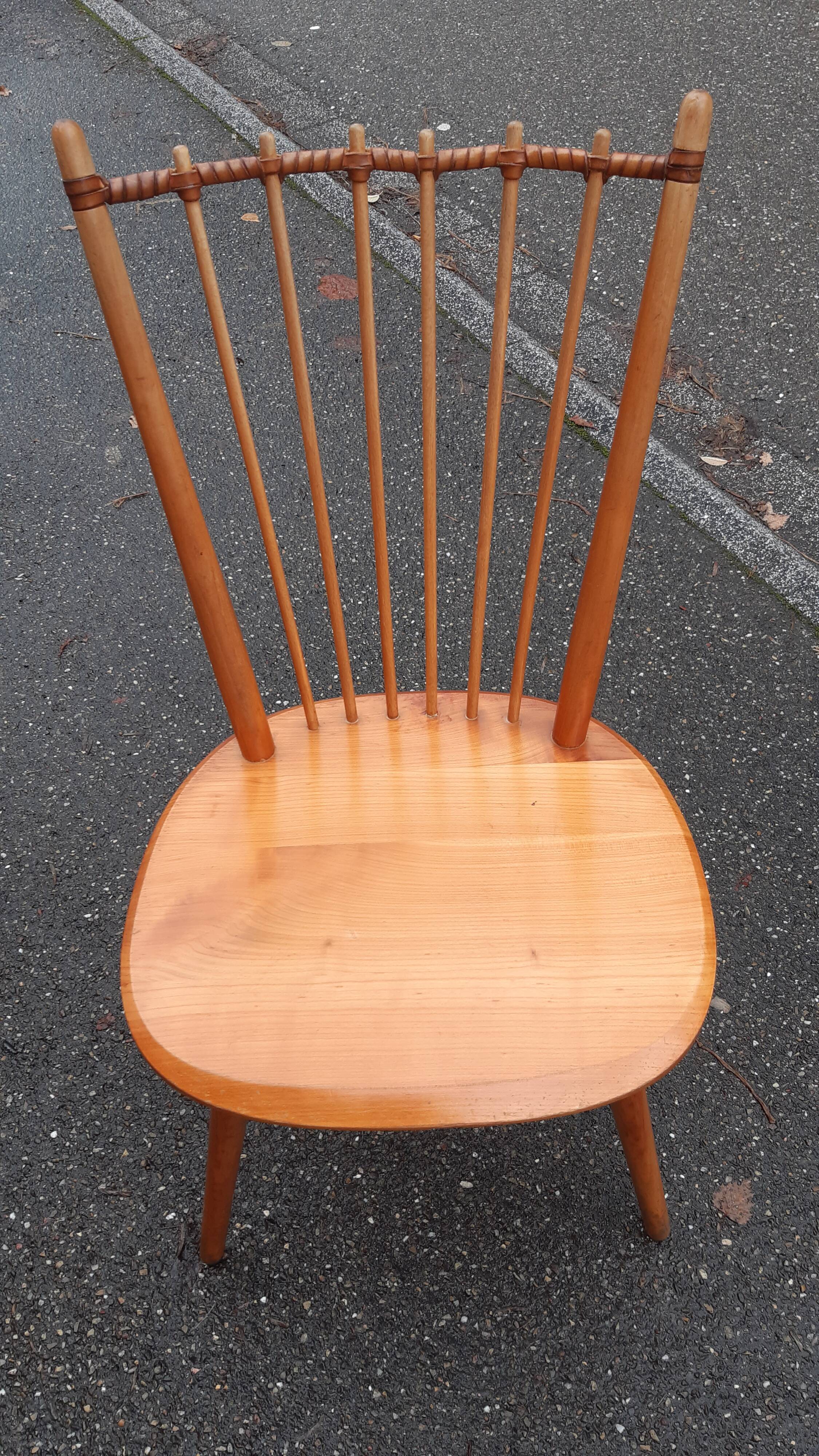 Chaises brutalistes,  déco de montagne, Albert Haberer