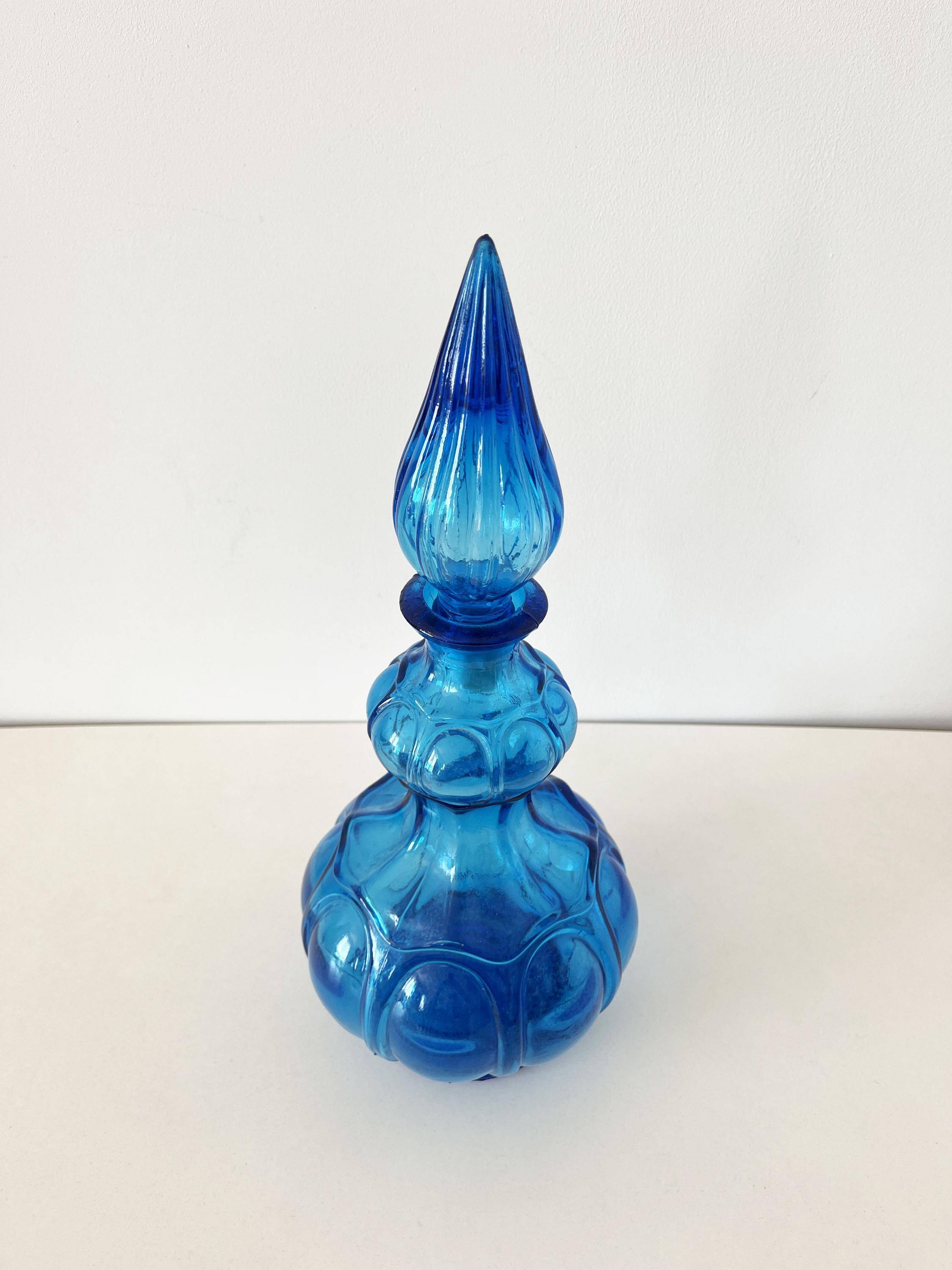 Blue Empoli Italian Carafe
