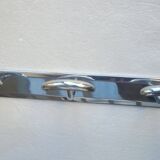 3-hook coat rack, chrome-plated, 60s
