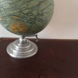 World map globe Earth vintage