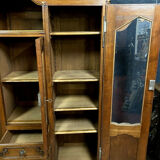 Louis XV style library in solid cherry