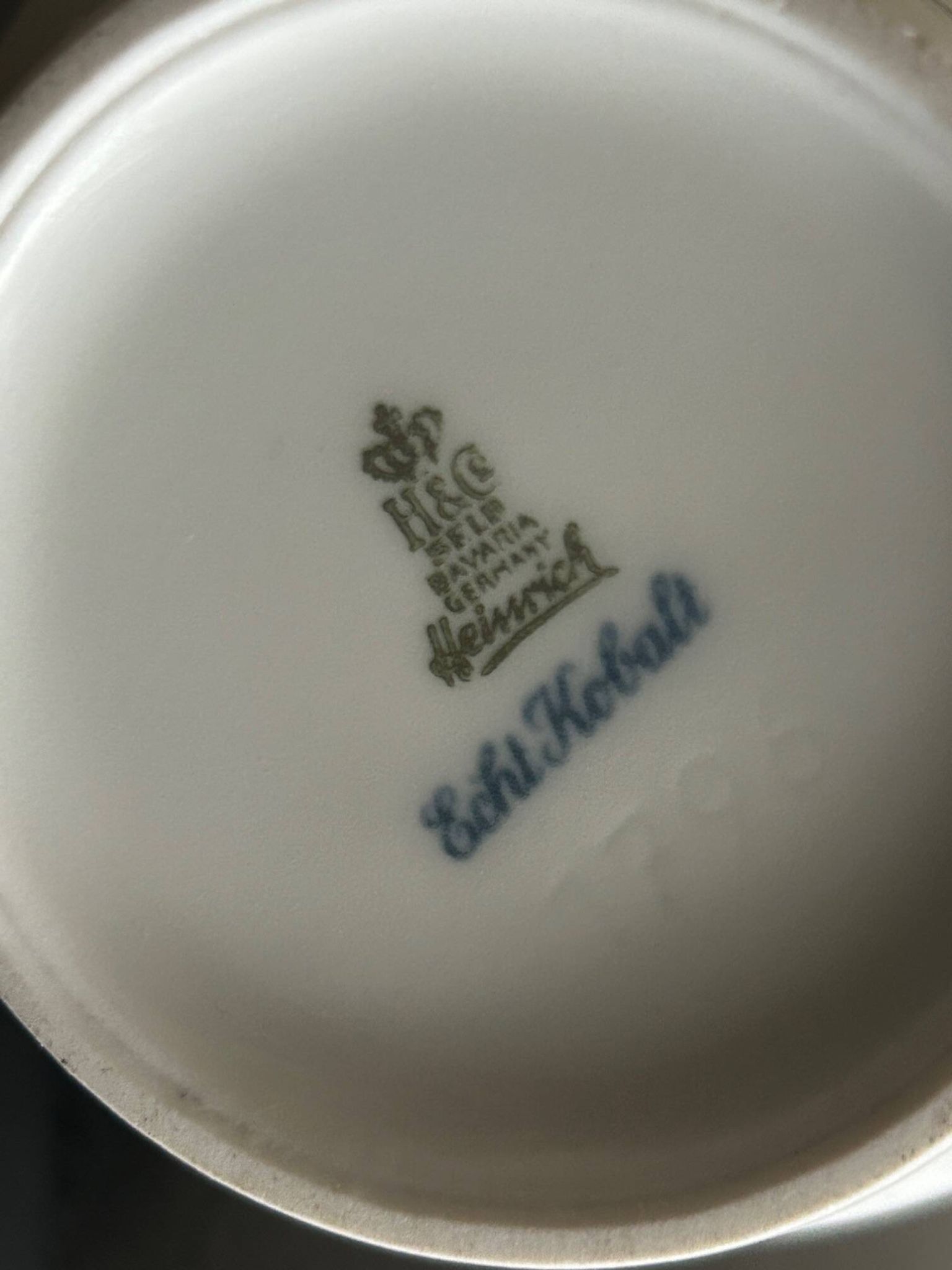 vase en porcelaine  Heinrich Bavaria 1970
