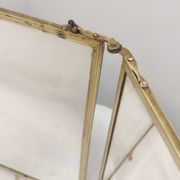 Folding mirror triptych. France 1920s 68x30cm