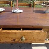 Restored solid oak farmhouse table