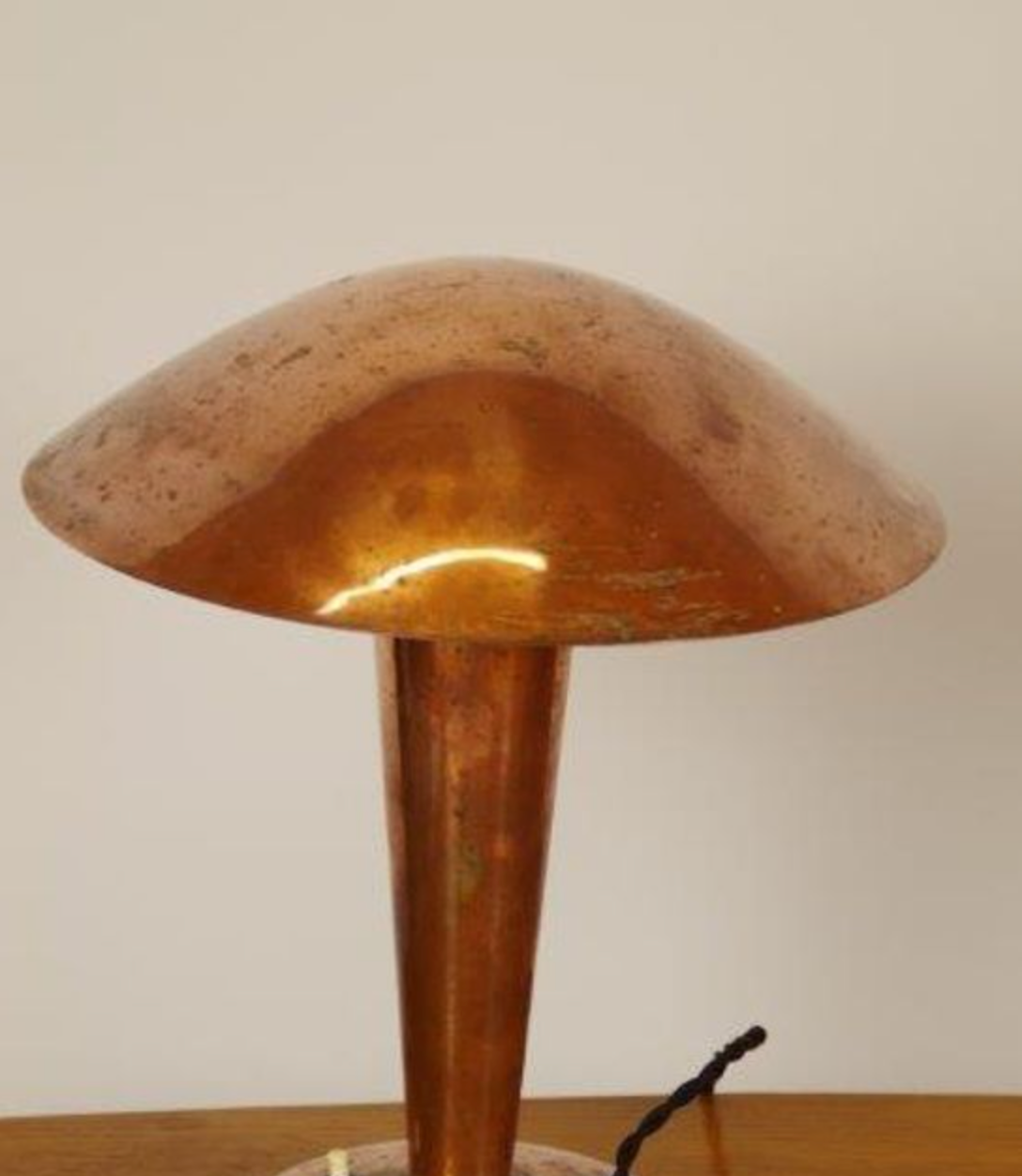 Vintage copper lamp