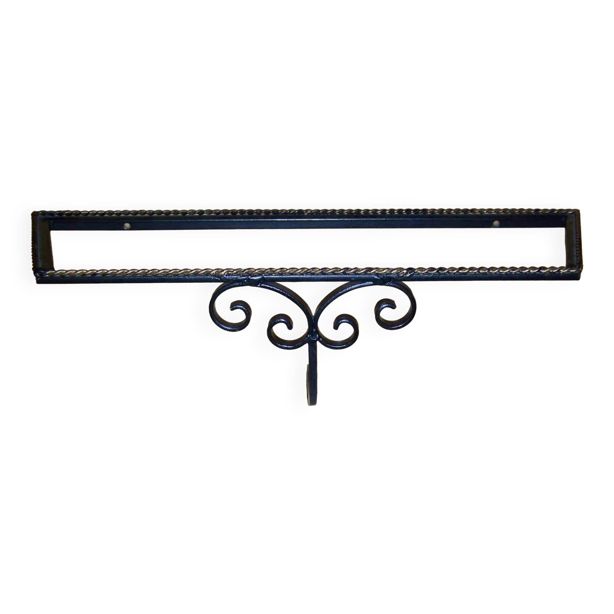 Wrought iron shelf
