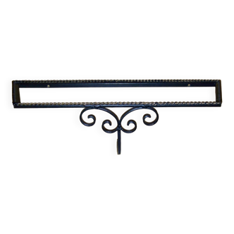 Wrought iron shelf