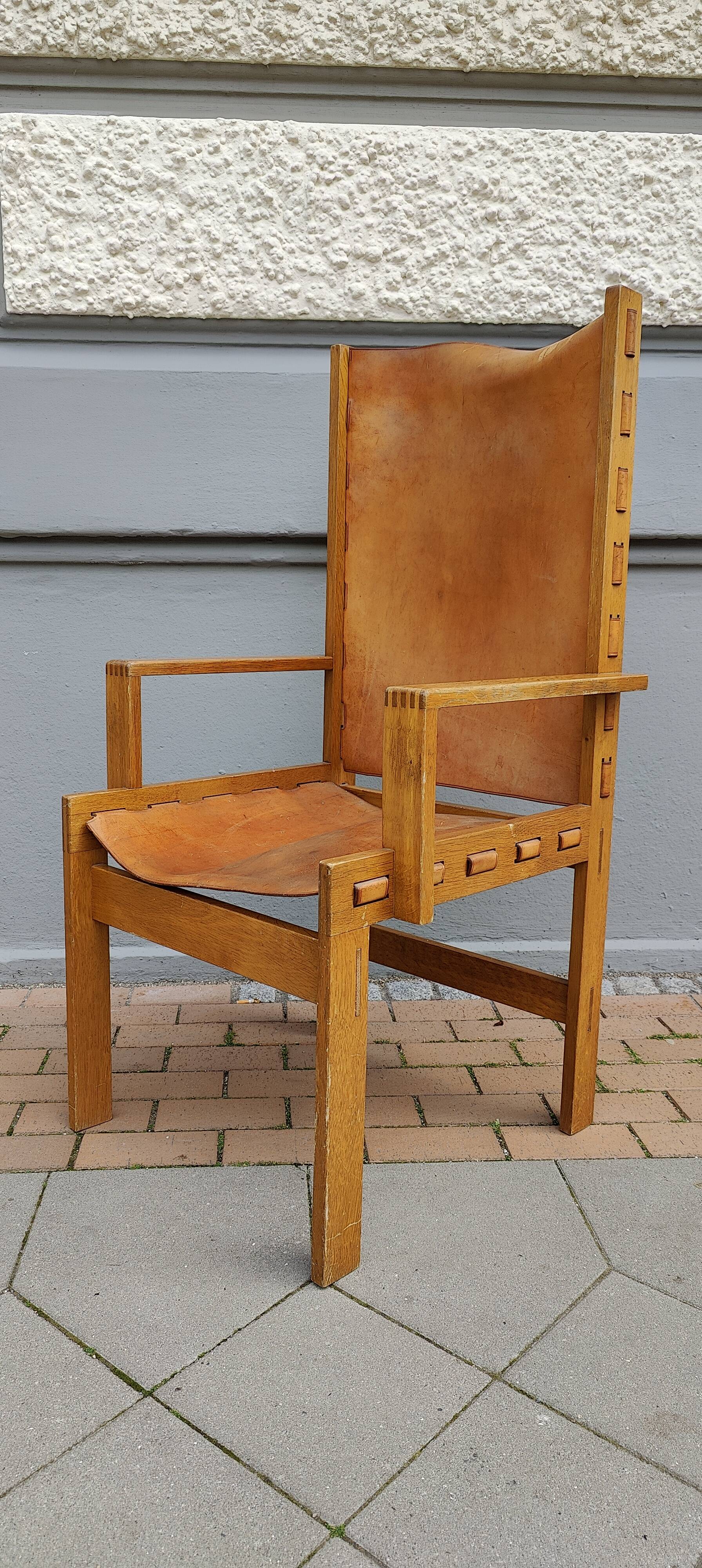 Rare armchair by Svend Frandsen  for Hugo Frandsen (attr.)