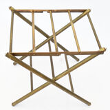 Brass luggage rack