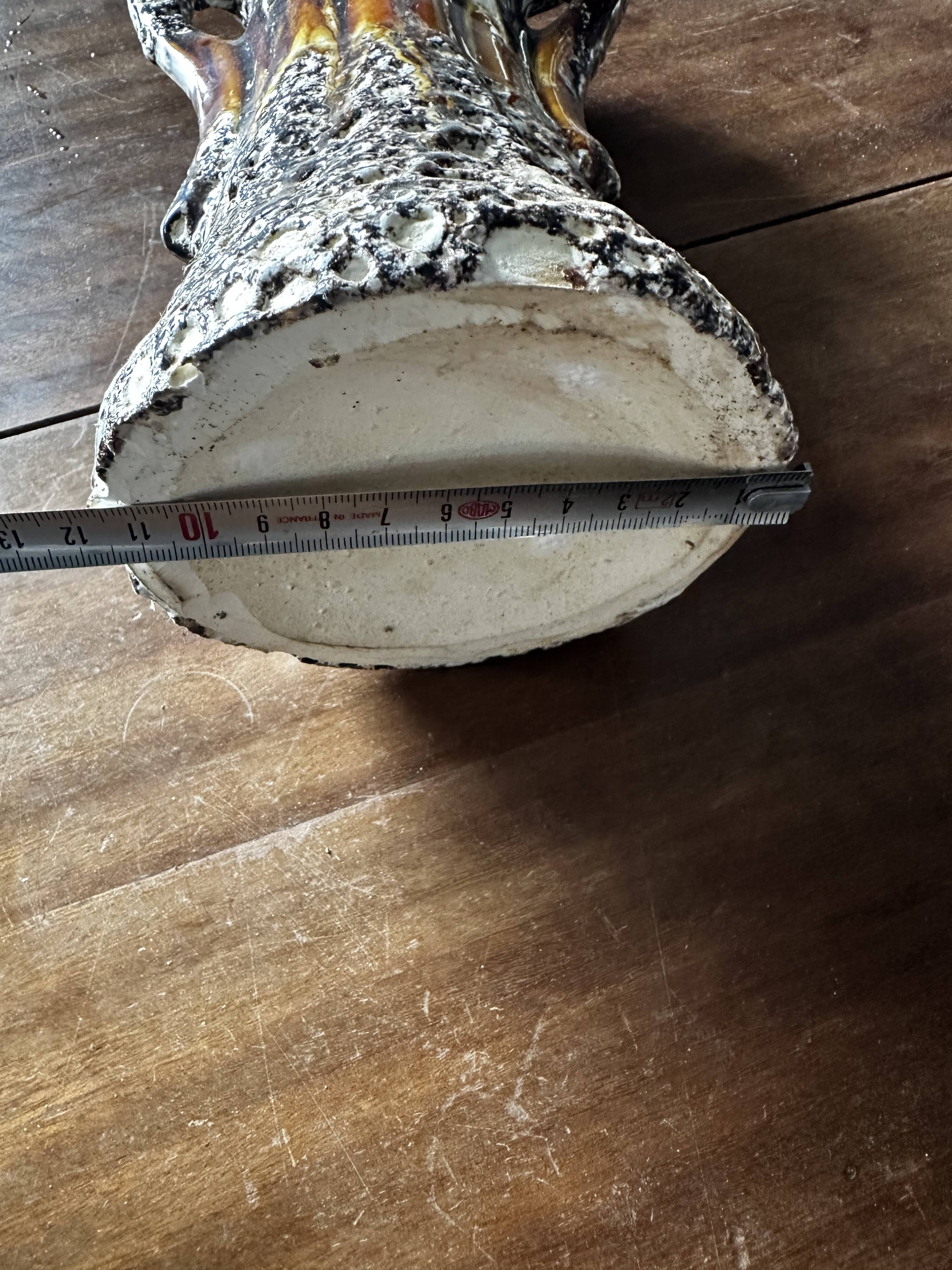 Fat Lava Vallauris vase H 24 cm